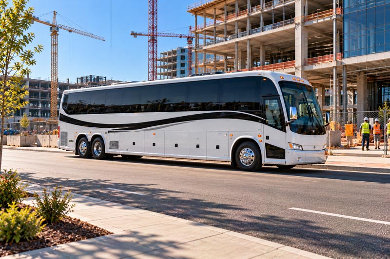 Construction Site Shuttle Bus Services in Nashville, TN